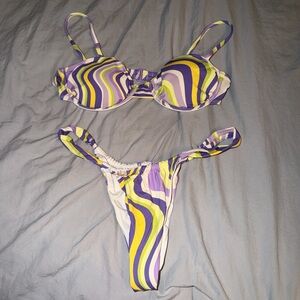 Garage Multi Colored Bikini Set